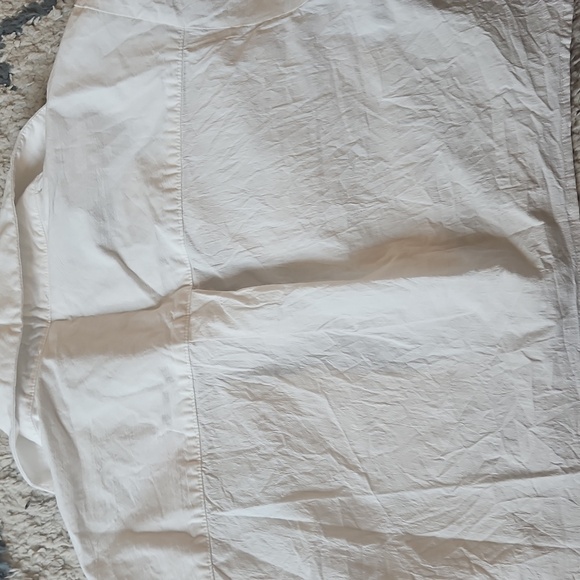 MABLE Brand Cropped Short Sleeve Button Down Large - Picture 7 of 8